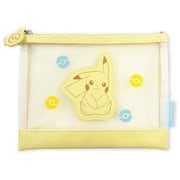 PKM-841 ポケットモンスター メッシュフラットポーチ パステル ピカチュウ [キャラクターグッズ]