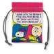 SPMS-069 PEANUTS スヌーピー まめ巾着 ビビットカラー ピンク [キャラクターグッズ]