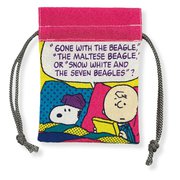 SPMS-069 PEANUTS スヌーピー まめ巾着 ビビットカラー ピンク [キャラクターグッズ]