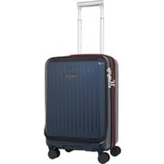 スーツケース 54cm 拡張タイプ 旅行日数目安:3~4泊 38L/拡張時44L TSロック搭載 機内持ち込み可 ネイビー HK-0878-48