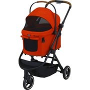 ペットカート lulutail Carry(ルルテイル キャリー) キラウエアレッド 折り畳み式 耐荷重20kg