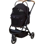 ペットカート lulutail Carry(ルルテイル キャリー) マウナロアブラック 折り畳み式 耐荷重20kg