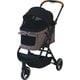 ペットカート lulutail（ルルテイル） マウナロアブラック×グレージュ 折り畳み式 耐荷重20kg