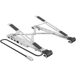 6in1 スタンド一体型ドッキングステーション GH-MHC6B-SV