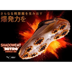 [プーマ] スパイクレスゴルフシューズ シャドウキャットニトロ 27cm シャドウキャット ニトロ ディスク シューズ(【男性】シューズ
