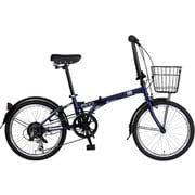 折りたたみ自転車 FIAT FDB206 ネイビー
