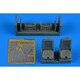 ARS4912 1/48 ウェストランドシーキングHAS.1/HAS.5/HU.5 操縦席 2個入 （エアフィックス用） [プラモデル用パーツ]