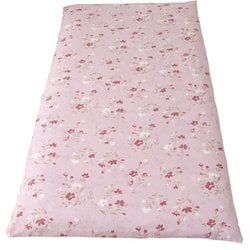 敷きふとんカバー 綿100％ シングルロングサイズ（約105×215cm） 花柄 ローズピンク CT13117-16