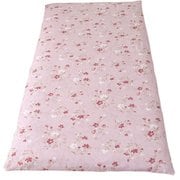 敷きふとんカバー 綿100% シングルロングサイズ(約105×215cm) 花柄 ローズピンク CT13117-16
