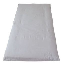 敷きふとんカバー 綿100％ シングルロングサイズ（約105×215cm） 無地 ライトグレー CT131011-05