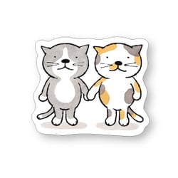 神保町にゃんこ堂 ステッカー necoya【にゃんきーとすB】 シール 猫 ネコ ねこ カミムラアキコ 57724