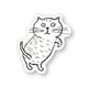 神保町にゃんこ堂 ステッカー necoya【fur personsA】 シール 猫 ネコ ねこ カミムラアキコ 57725