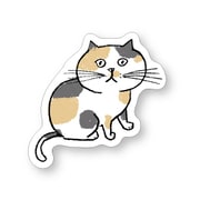 神保町にゃんこ堂 ステッカー necoya【fur personsB】 シール 猫 ネコ ねこ カミムラアキコ 57726