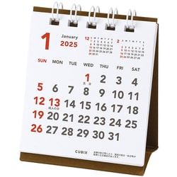 ヨドバシ.com - 203928-01 [2025年1月始まりカレンダー CUBIX