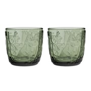 1070868 [ムーミン アラビア（MOOMIN ARABIA） グラスウェアコレクション タンブラー コップ 約280ml ペアセット （2個入り） パイングリーン 国内正規品]