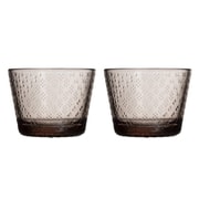 1070603 [ツンドラ タンブラー グラス コップ 160ml ペアセット （2個入り） リネン 国内正規品]
