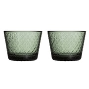 1070604 [ツンドラ タンブラー グラス コップ 160ml ペアセット （2個入り） パイングリーン 国内正規品]