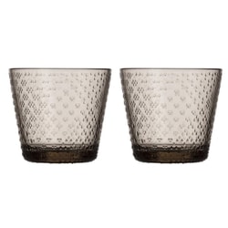 ツンドラ タンブラー グラス コップ 290ml ペアセット （2個入り） リネン 国内正規品 1070606