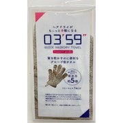 03 59 QUICK HAIRDRY TOWEL グローブ [ヘアドライタオル グレー]