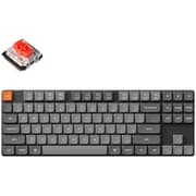 K1 Max QMK/VIA ワイヤレス カスタム・メカニカルキーボード RGB US配列(テンキーレス) / Gateronロープロファイル2.0メカニカルスイッチ(ホットスワップ)赤軸 K1M-H1-US