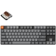 K1 Max QMK/VIA ワイヤレス カスタム・メカニカルキーボード RGB US配列(テンキーレス) / Gateronロープロファイル2.0メカニカルスイッチ(ホットスワップ)茶軸 K1M-H3-US