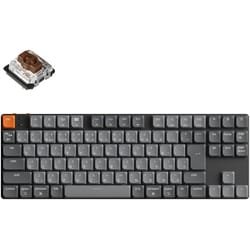 K1 Max QMK/VIA ワイヤレス カスタム・メカニカルキーボード RGB JIS配列（テンキーレス） / Gateronロープロファイル2.0メカニカルスイッチ（ホットスワップ）茶軸 K1M-H3-JIS