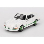 MGT00801-BL 1/64 ポルシェ 911 カレラ RS 2.7 グランプリホワイト/グリーンリバリー 左ハンドル [ダイキャストミニカー]