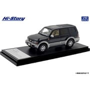 HS473BK 1/43 三菱 パジェロ ロングスーパーエクシード DI-DIESEL 3200 1999 ピレネーブラック/クイーンズシルバー [レジンキャストミニカー]