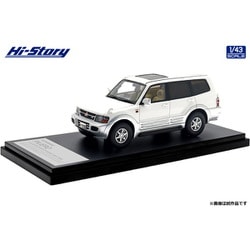 HS473WH 1/43 三菱 パジェロ ロングスーパーエクシード DI-DIESEL 3200 1999 ソフィアホワイト/サテライトシルバー [レジンキャストミニカー]