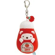 MO66501 すみっコぐらし ぶらさげぬいぐるみ すみっコマーケット テーマ しろくま（ケチャップ） [キャラクターグッズ]