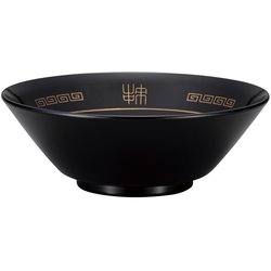 山中ラーメンどんぶり みそ（黒）