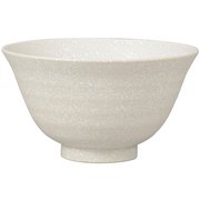 茶碗（大） 石目塗 白