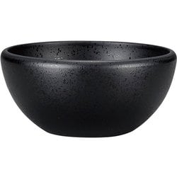 すくいやすいボウル 石目塗 黒
