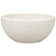 すくいやすいボウル 石目塗 白