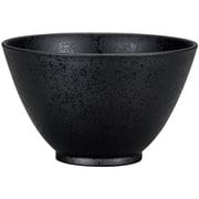 麺ボウル（小） 石目塗 黒