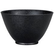 麺ボウル(大) 石目塗 黒