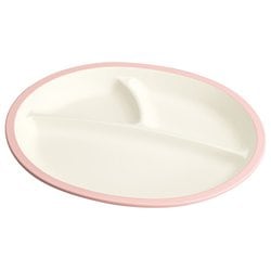 bitie kids レンジ小判仕切りプレート（抗菌加工） ピンク