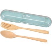 bitie 木製カトラリーセット ブルー