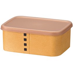 わっぱ保存容器 長角 230ml 白木