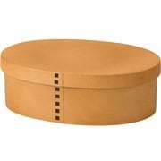 わっぱ小判一段ランチBOX（仕切付） （大） ナチュラル
