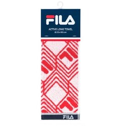 FL991 [FILA アクティブロングタオル サロット レッド]