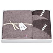 FJS8059 [JORNAL STANDARD FURNITURE ツートーン バスタオル1枚×フェイスタオル1枚×ウォッシュタオル1枚]