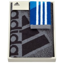 AD2590 [adidas コレクト スポーツタオル1枚×タオルチーフ1枚セット]