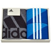 AD2591 [adidas コレクト フェイスタオル1枚×タオルチーフ2枚セット]