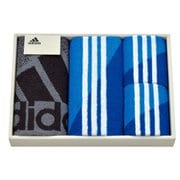 AD4090 [adidas コレクト フェイスタオル2枚×タオルチーフ2枚セット]