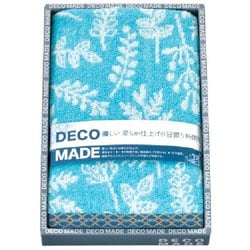 DM614 [DECO MADE リーバス フェイスタオル ブルー 箱入り]