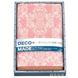 DM615 [DECO MADE エターナル フェイスタオル ピンク 箱入り]