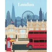 クレアート 塗り絵セット イギリス・ロンドン [対象年齢：12歳～]