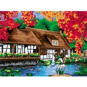 クレアート 塗り絵セット ブラウトプフの水車小屋 [対象年齢：12歳～]