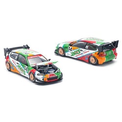 POPRACE パンデム シビック EG6 チェイス Xcartoys x POP RACE 1:64 パンデム シビック EG6 ブルー ダイ